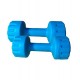 Body Maxx Colored Pvc Vinyal Dumbells 5 kg x 2 No. For Home Gym Exercises (Available in Assorted Colors), 5 Kg 